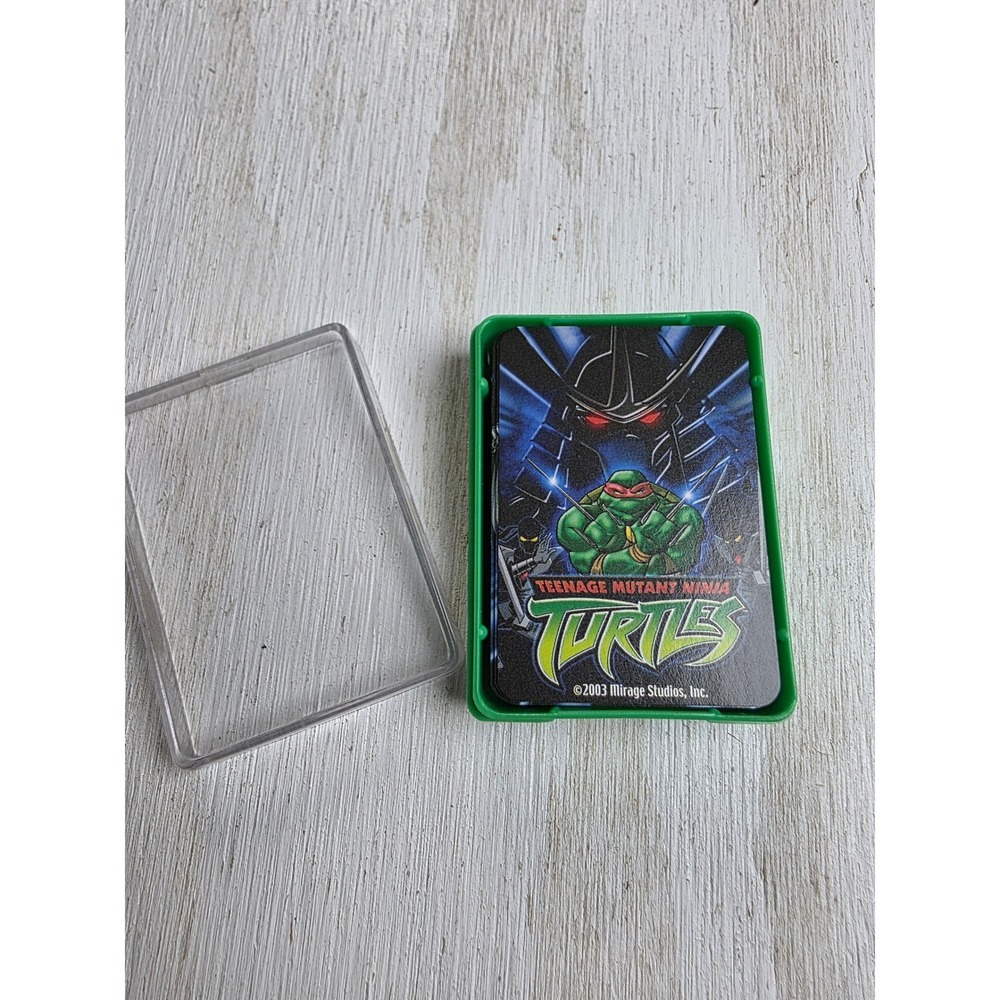 Vintage 2003 TMNT Teenage Mutant Ninja Turtles Playing Cards Deck Y2K Shredder